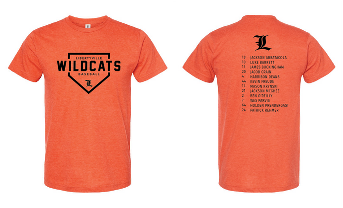 10U Orange Roster Tee