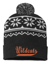 Wildcats Fair Isle Pom Hat