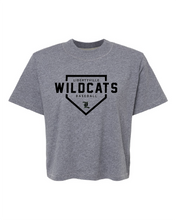 Load image into Gallery viewer, Libertyville Baseball Home Plate Cropped Tee