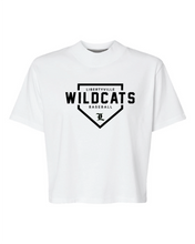 Load image into Gallery viewer, Libertyville Baseball Home Plate Cropped Tee