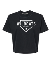 Load image into Gallery viewer, Libertyville Baseball Home Plate Cropped Tee