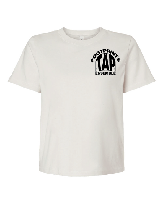 Footprints Vintage Cropped Tee