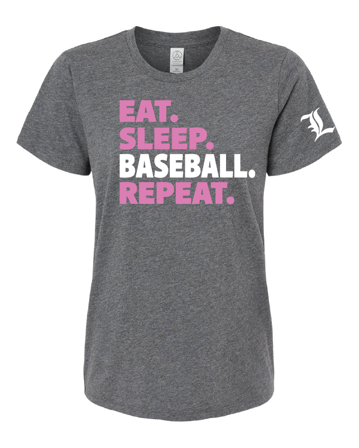 Eat. Sleep. Baseball Women's Tee