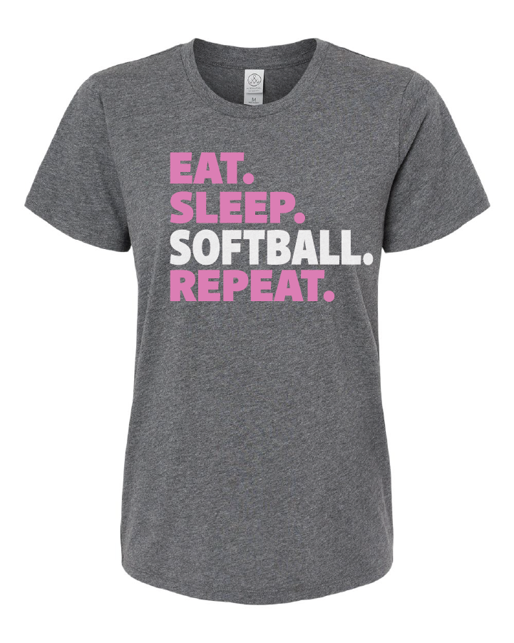 Eat. Sleep.Softball Women's Tee