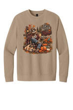 Load image into Gallery viewer, ROG Fall Flannel Crewneck Sweatshirt