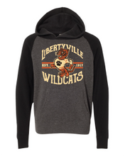 Load image into Gallery viewer, Retro Wildcats Raglan Hoodie (Youth)