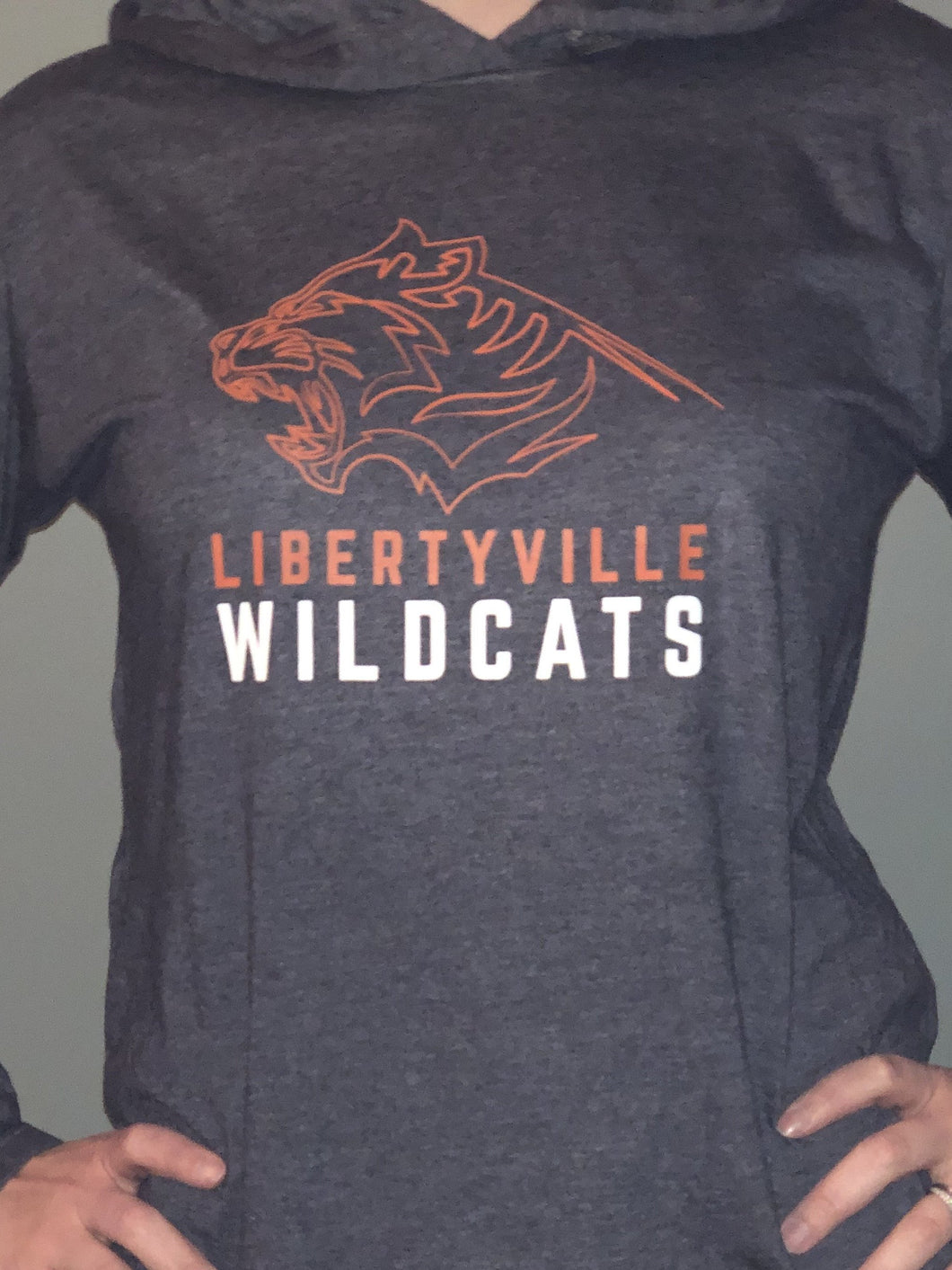 Libertyville Wildcats Women's Long Sleeve Fierce Hoodie