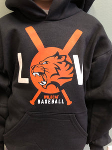 Libertyville Wildcats Youth Baseball Hoodie