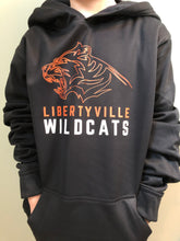 Load image into Gallery viewer, Libertyville Wildcats Youth Performance Hoodie