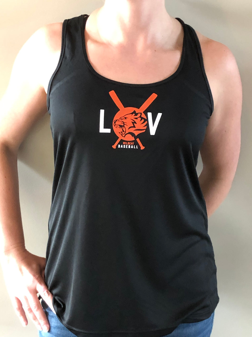 Libertyville Wildcats Baseball Racerback Tank