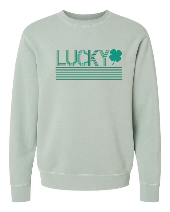 Lucky Washed Crewneck Sweatshirt
