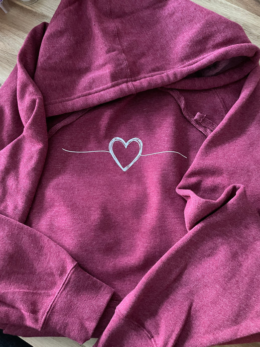 Heart hoodie