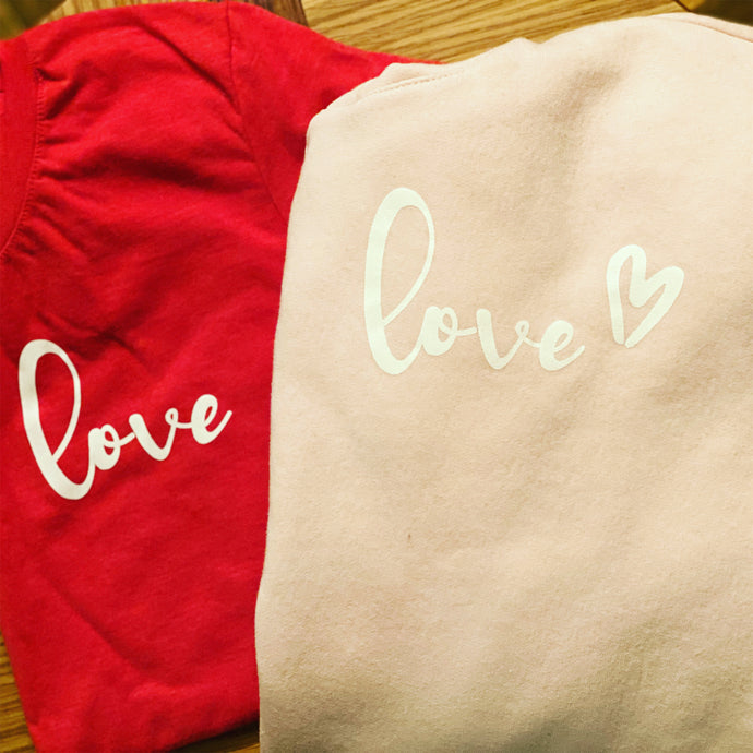 Spread love tee/hoodie